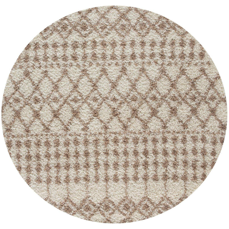 Moroccan Ivory Beige Shaggy Rug | 1030