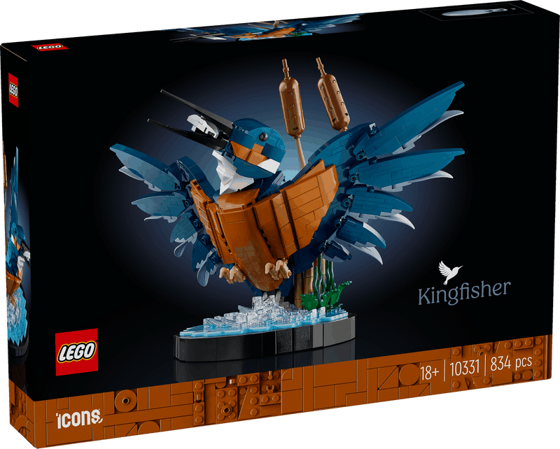 Lego Icons 10331 Kingfisher Bird Model Set for Adults Ages 18 and Up