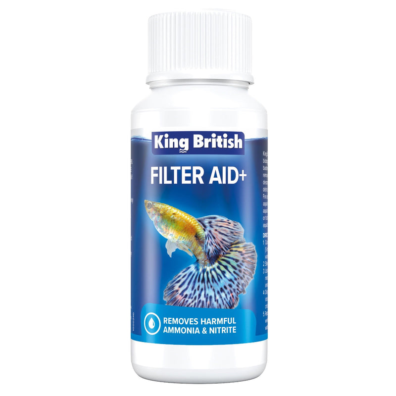 King British Aquarium Filter Aid + 100ml - Case of 6
