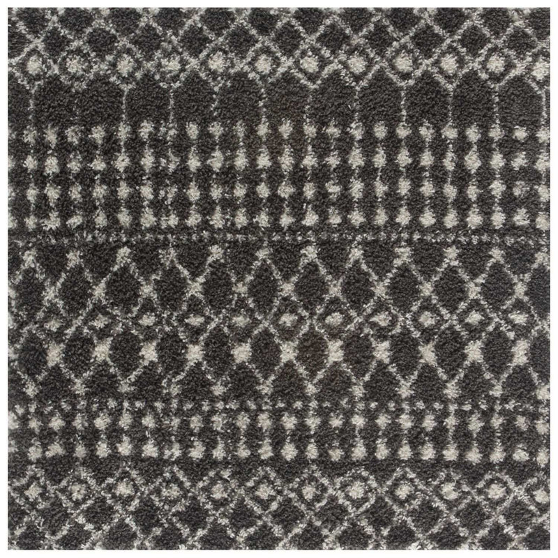 Moroccan Dark Grey Shaggy Rug | 1040