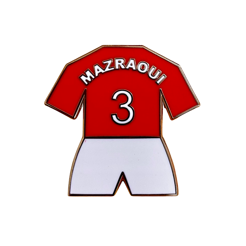 Noussair Mazraoui 3 Shirt Badge