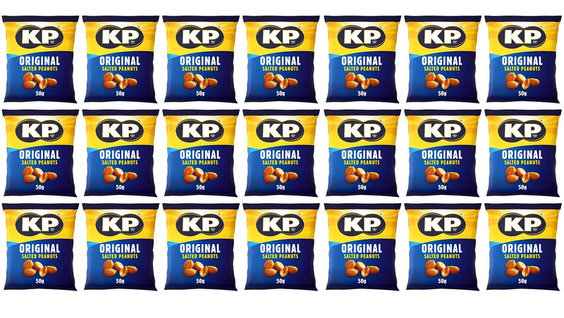21 x Kp Original Salted Peanuts 50G