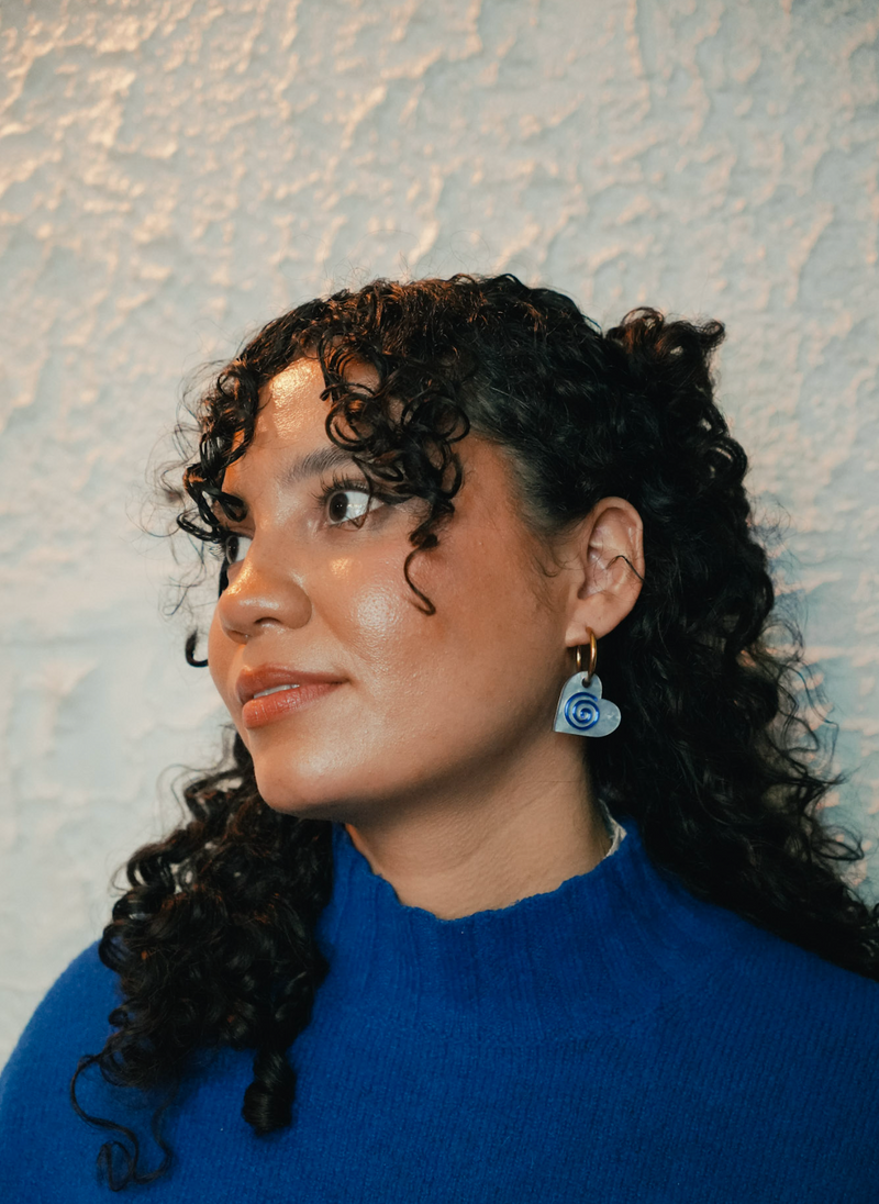 Celtic Spiral Hoop Earrings