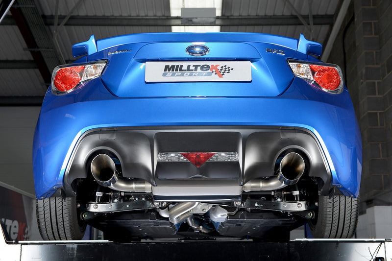 Milltek Sport - Subaru BRZ 2.0 - Secondary Cat-back Exhaust (Multiple Options)