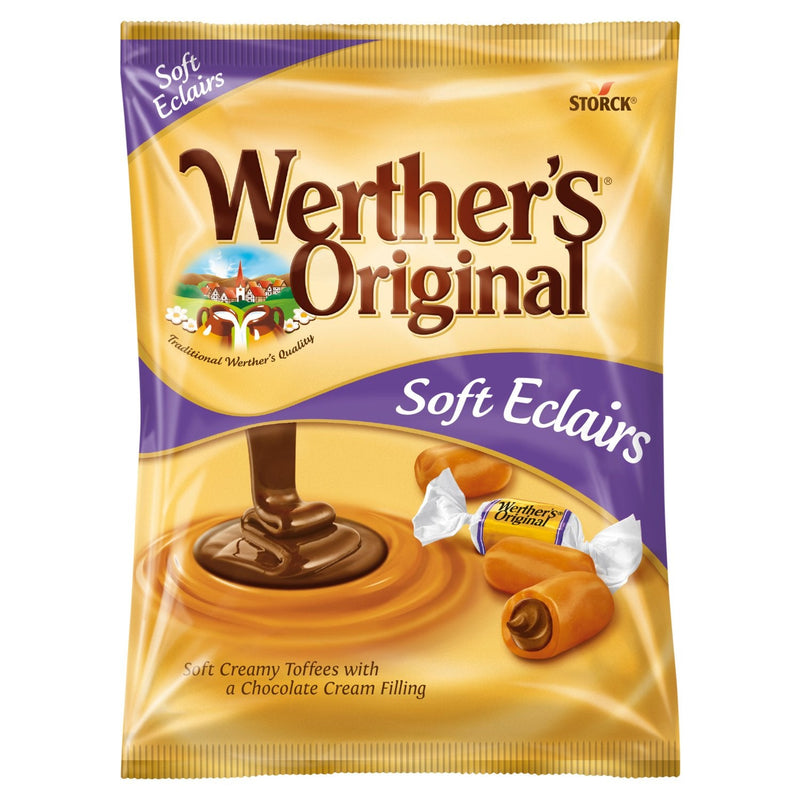 12 x Werthers Soft Eclair Bag - 100Gm