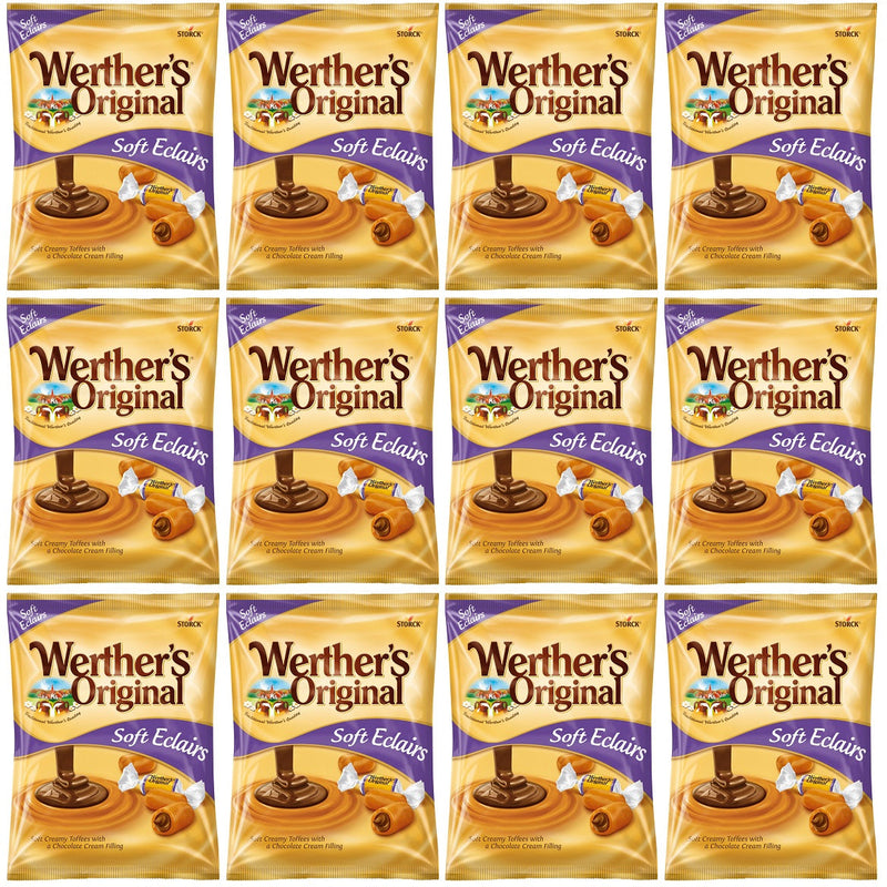 12 x Werthers Soft Eclair Bag - 100Gm
