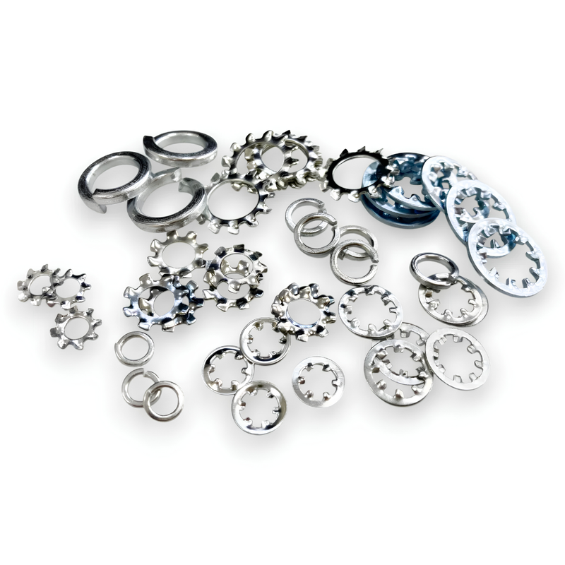 720pc Spring Washer Silver Carbon Steel Split Lock Washers imperial sizes