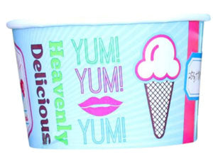 20 x Cup Ice Cream Chill 8Oz