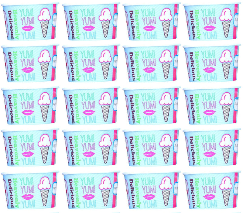 20 x Cup Ice Cream Chill 8Oz