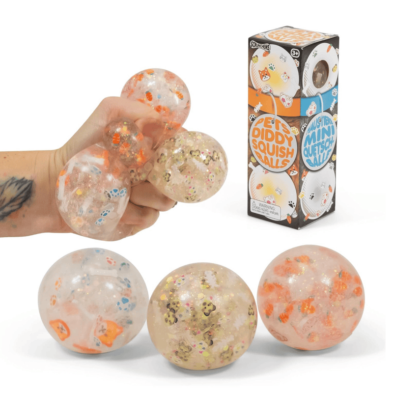 Scrunchems Pets Diddy Stress Squish Ball