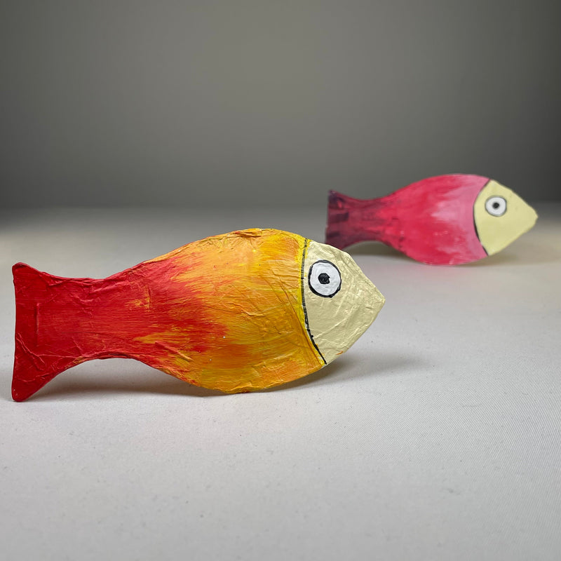 Colourful Fish Bauble - Handmade Ornament