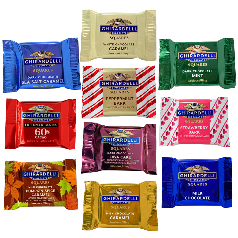 Ghirardelli Mixed Chocolate Squares | 10 Varieties