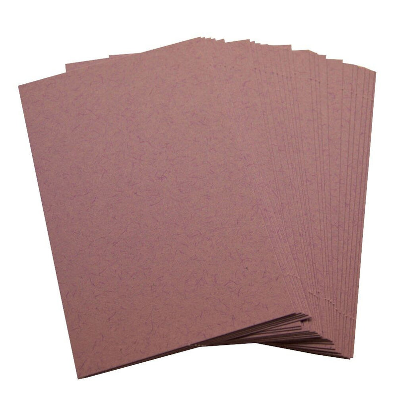 50 x Lilac Blank Business Cards – 250gsm – Stamp, Write or Print Your Own