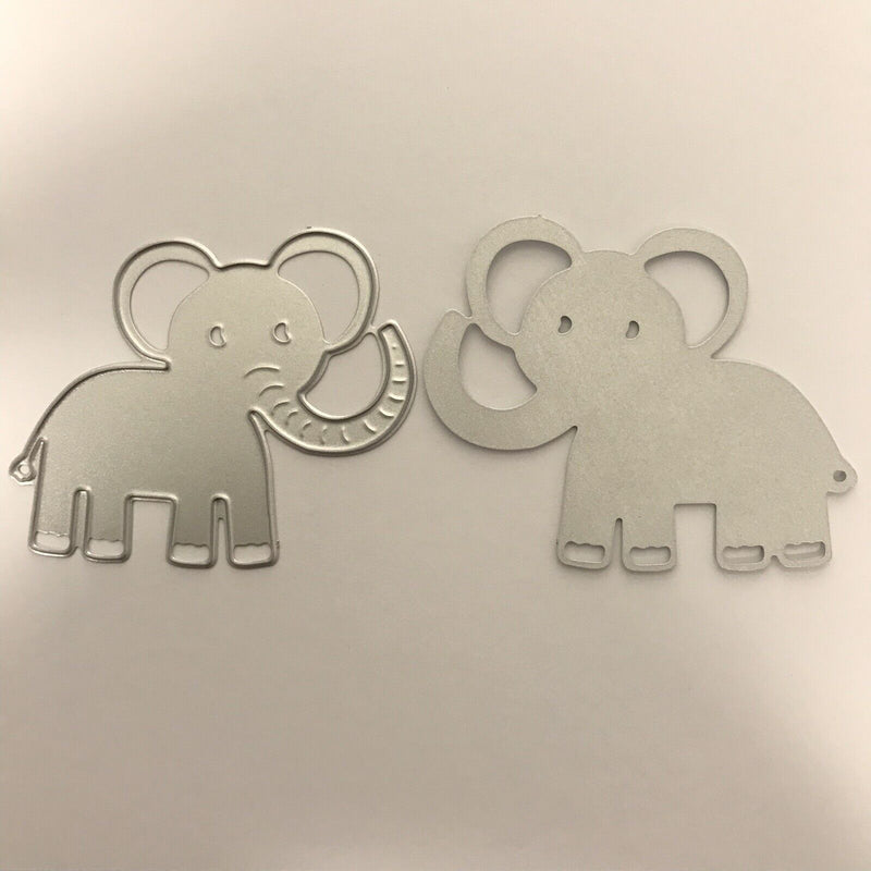 Cute Elephant Metal Thin Die. Cardmaking, Scrapbooking, Kids Crafts, Animal Dies