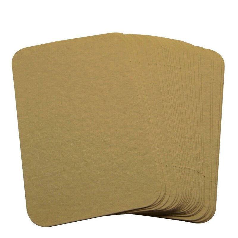 100 Hammered Ivory Rounded Blank Business Cards 250gsm, Stamp, Print, ATC. Matt