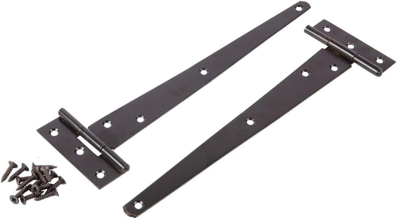 10 Inch Garden Gate Hinges Heavy Duty T Hinges 2 Pack