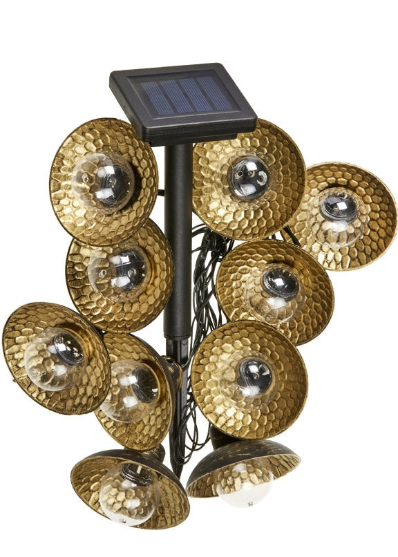 Evolight Solar String Lights 10 Warm White LED Garden Lanterns