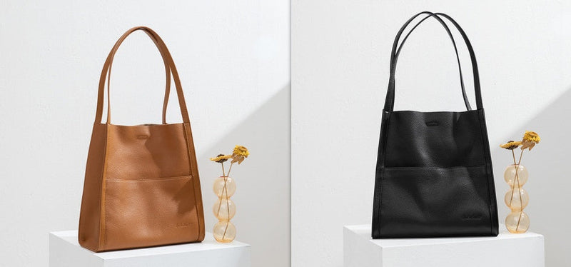 Cowhide Tote Large Capacity Shoulder Bag