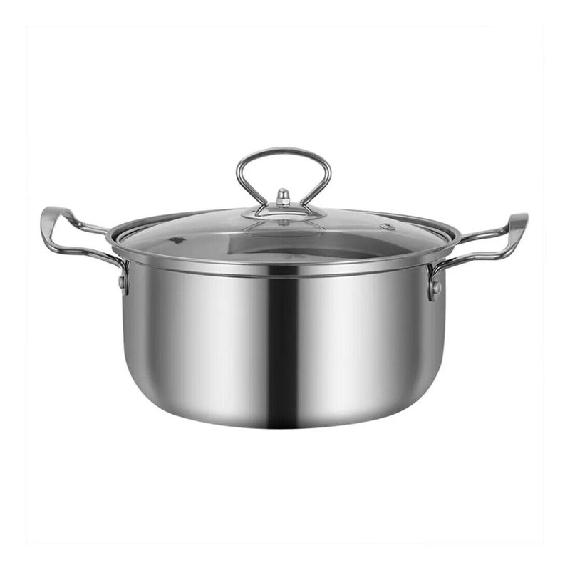 11 Piece Stainless Steel Cookware Pan Set Non-Stick Induction Pots Lids Pans Utensils