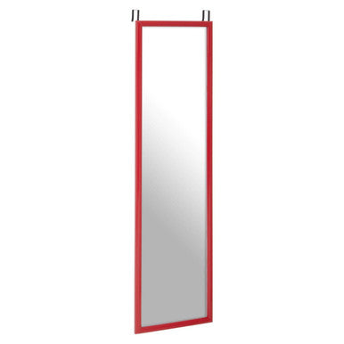 Red Plastic Frame Over Door Mirror | Mize