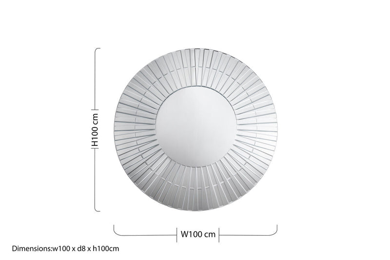 Flared Frame Wall Mirror | Anson