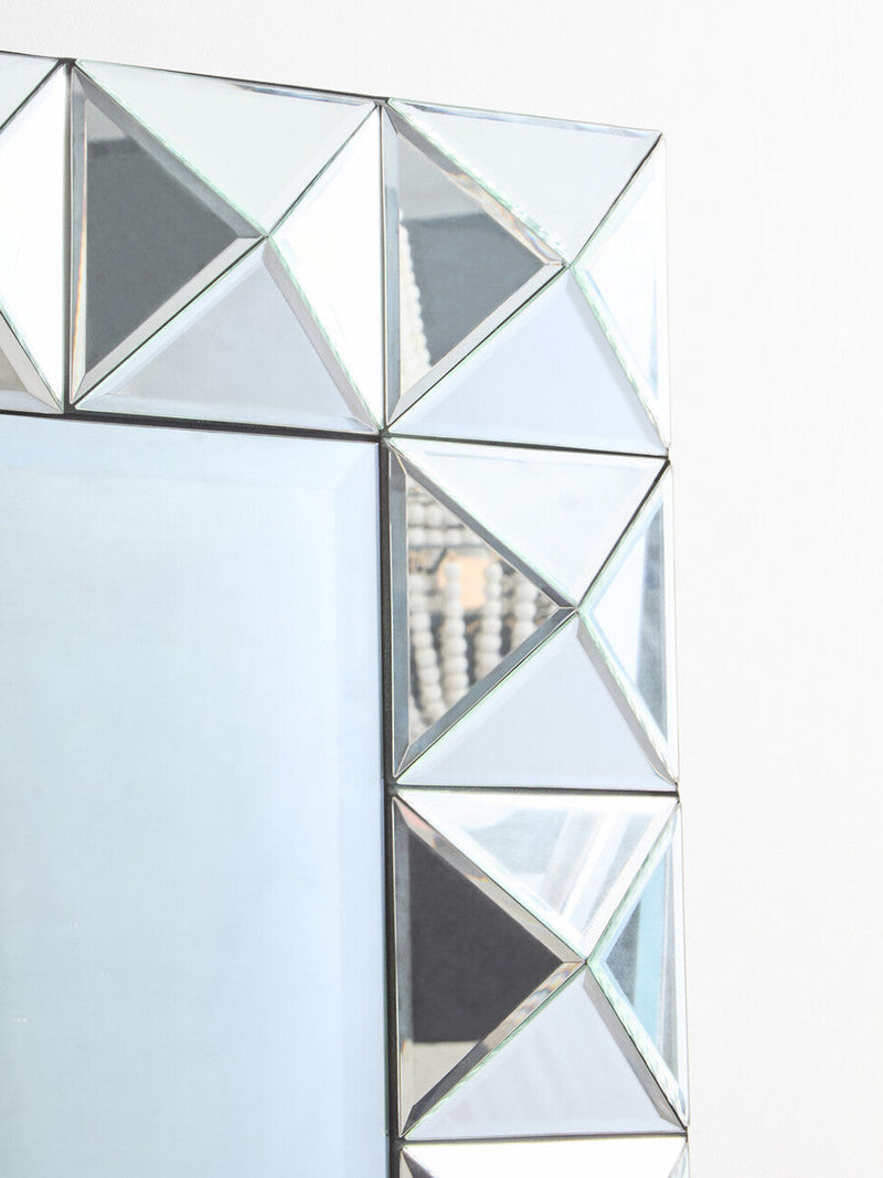 3D Effect Rectangular Wall Mirror | Lidia