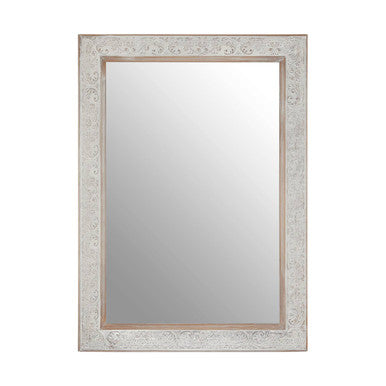 Antique Silver Rectangular Wall Mirror | Yasmina