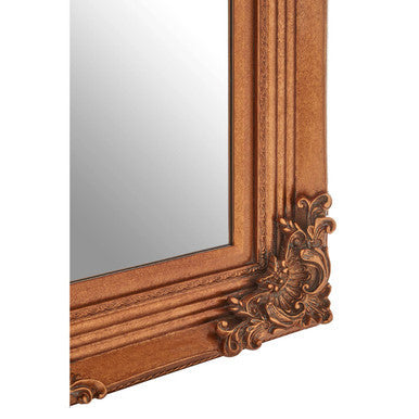 Baroque Rectangle Gold Wall Mirror | Brussels