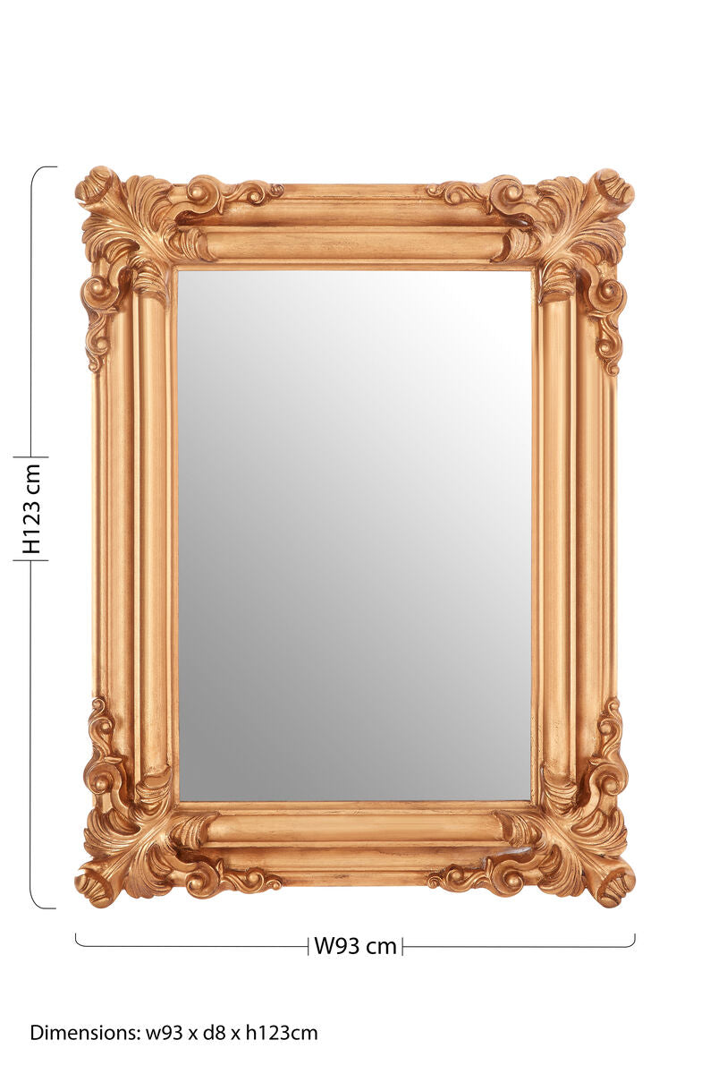 Gold Frame Wall Mirror | Georgia