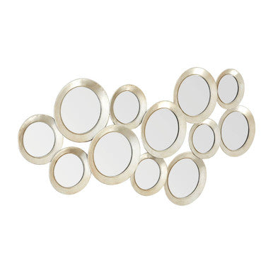 Silver Finish Wall Mirror | Marcia
