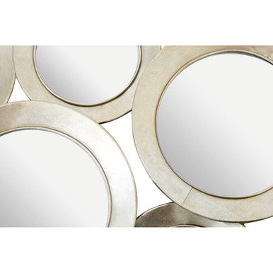 Silver Finish Wall Mirror | Marcia