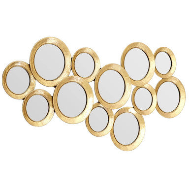 Gold Finish Wall Mirror | Marcia