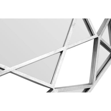 Silver Octagonal Wall Mirror | Marcia