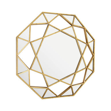 Gold Octagonal Wall Mirror | Marcia