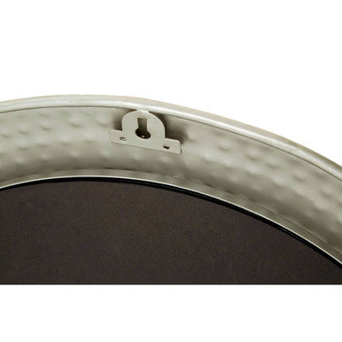Pewter Finish Wall Mirror | Templar
