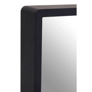 Large Black Wall Mirror with Gold Edge | Trosa