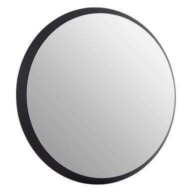 Round Large Black Wall Mirror | Athena