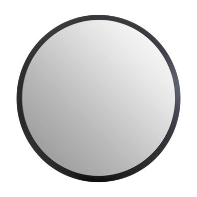 Round Large Black Wall Mirror | Athena