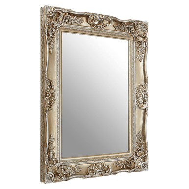 Ornate Metallic Foliage Wall Mirror | Adelere