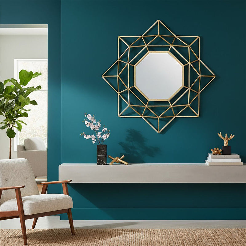 Champagne Gold Wall Mirror | Farran