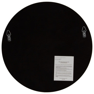 Small Round Wall Mirror with Gold Frame | Athena