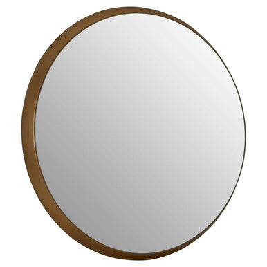 Large Round Wall Mirror with Gold Frame | Athena