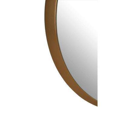 Large Round Wall Mirror with Gold Frame | Athena