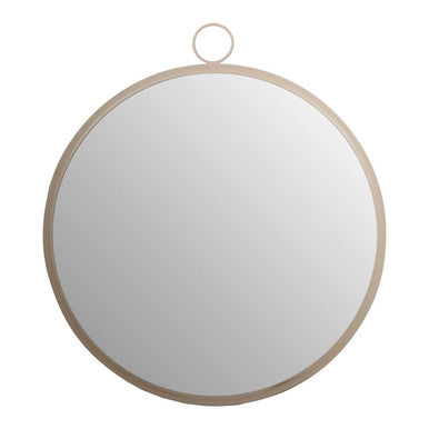Round Wall Mirror with Gold Finish Frame | Karval