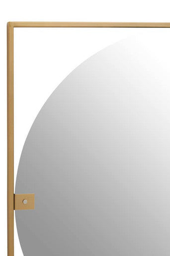 Gold Square Wall Mirror | Matera