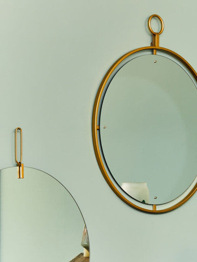 Wall Mirror with Hanging Loop | Matera