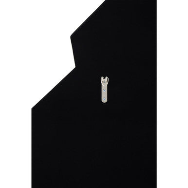 Art Deco Wall Mirror with Silver Finish Frame | Yula