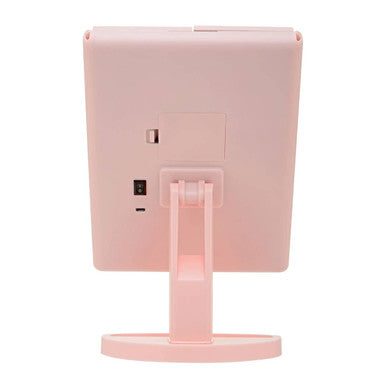 Tri Fold Pink LED Table Mirror | Cassini