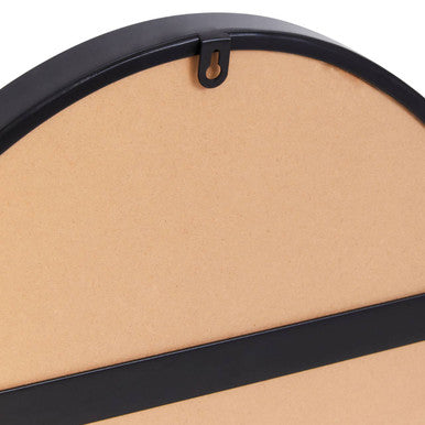 Wall Mirror with Black Finish Frame | Cora