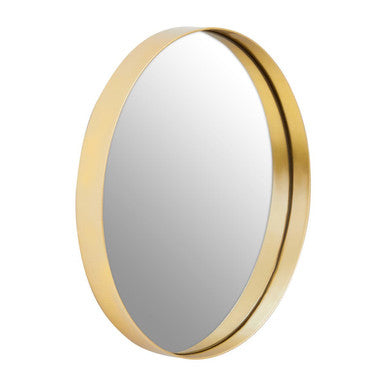 Small Gold Finish Wall Mirror | Cindy